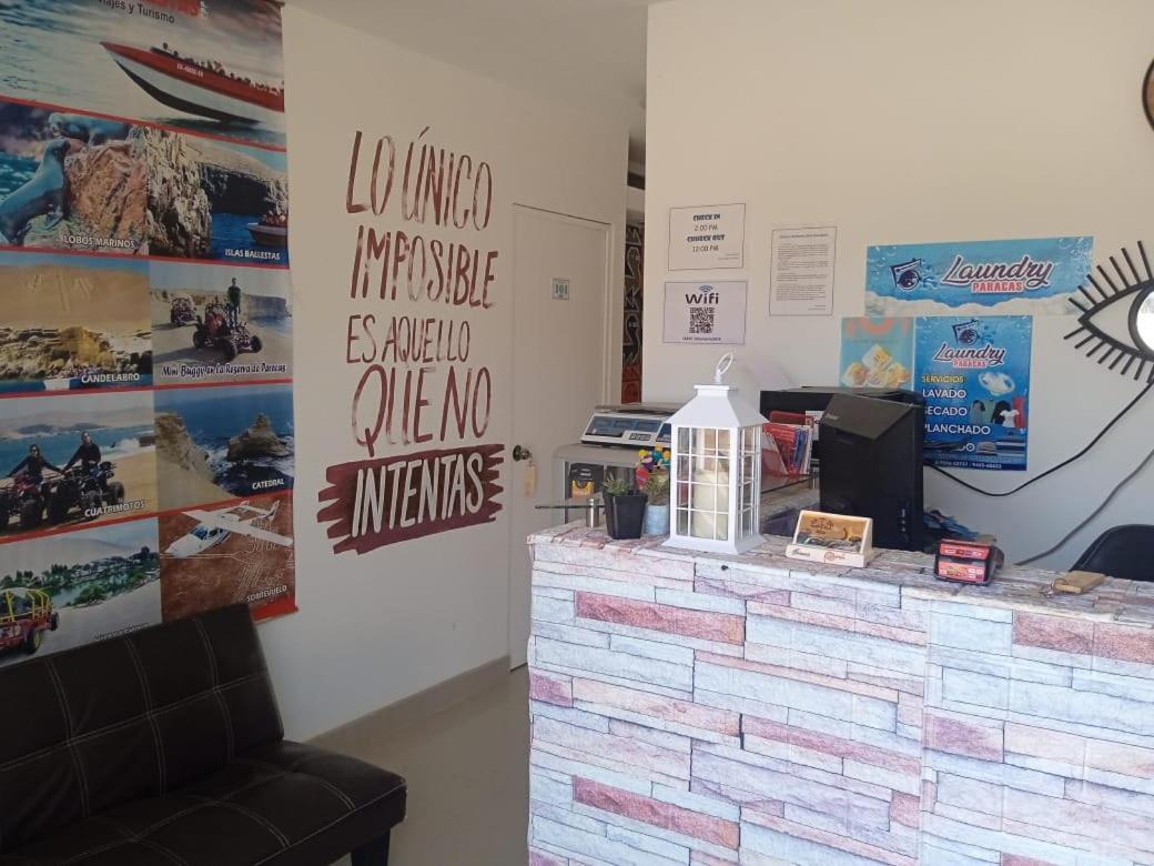 Hostal Brisa Marina Paracas Bagian luar foto